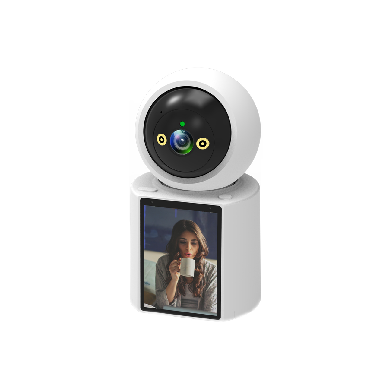 Indoor single lens video camera