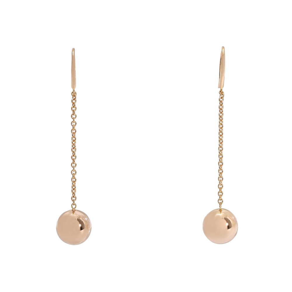 Tiffany & Co. Hardware Earrings 18K Rose Gold