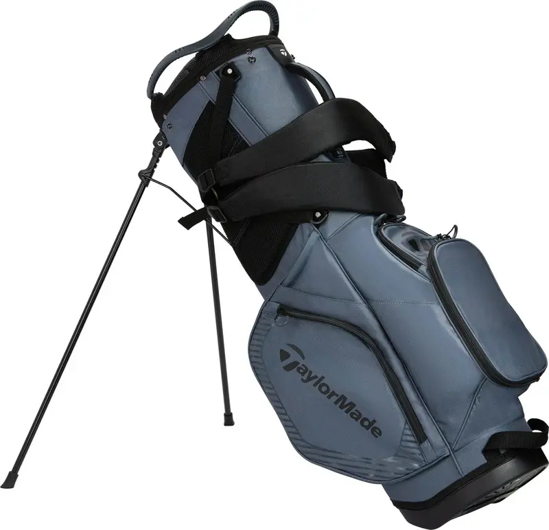 TaylorMade 2023 Pro Stand Golf Bag — Charcoal Colorway, Lightweight & Functional