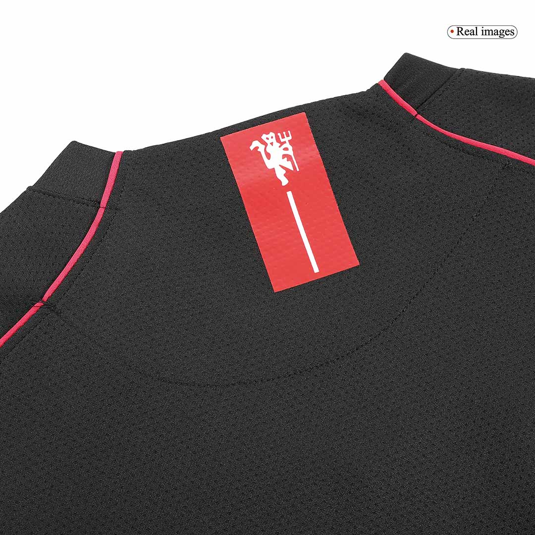 Retro Soccer Jersey Manchester United Away Long Sleeve 2007/08
