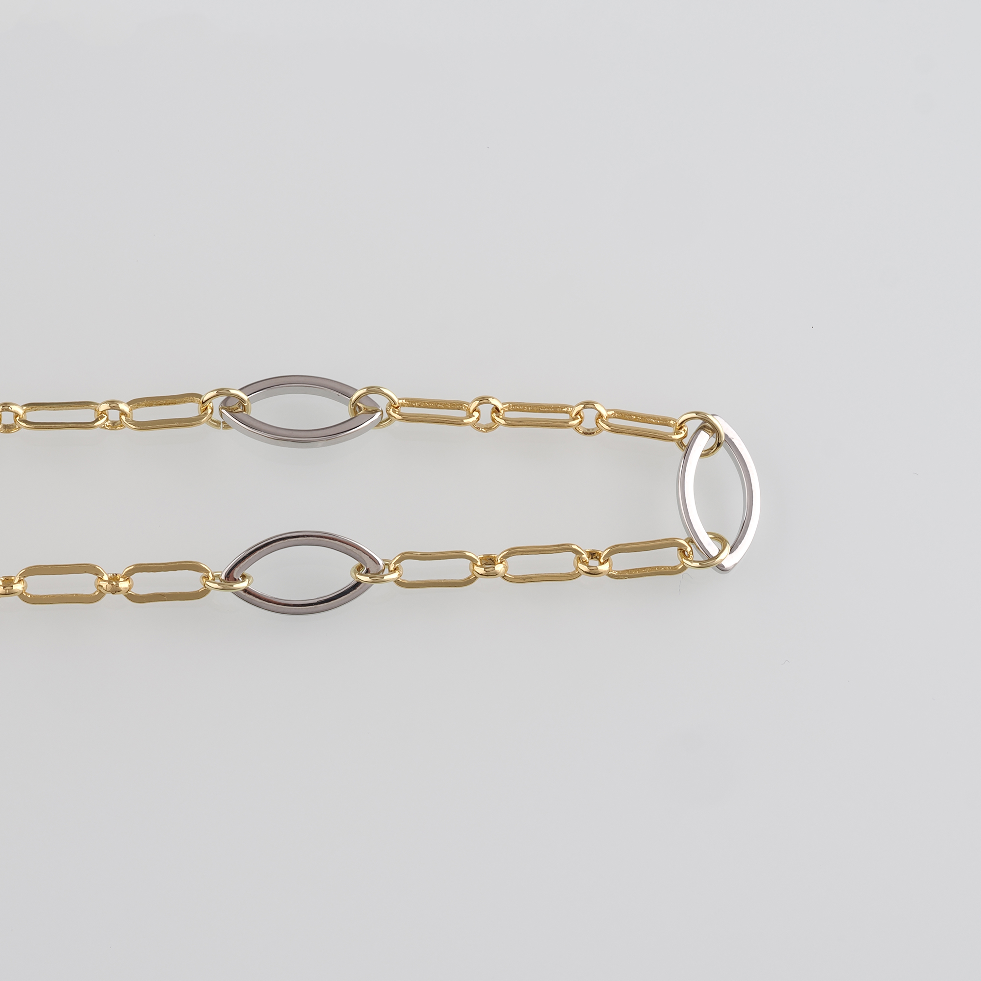 18K Gold Filled Oval Link Necklace,Cable Chain,Minimalist Necklace,Paper Clip Chain Necklace,Adjustable Necklace