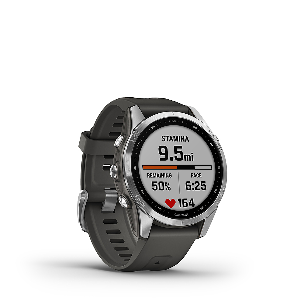 Garmin - fēnix 7S GPS Smartwatch 42 mm Fiber-reinforced polymer - Silver
