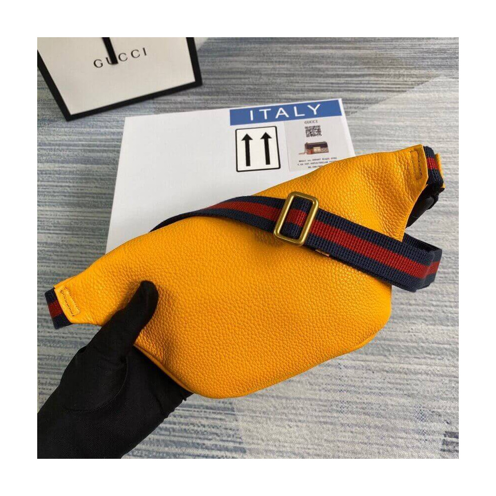 Gucci Print Small Belt Bag Waist Body Yellow