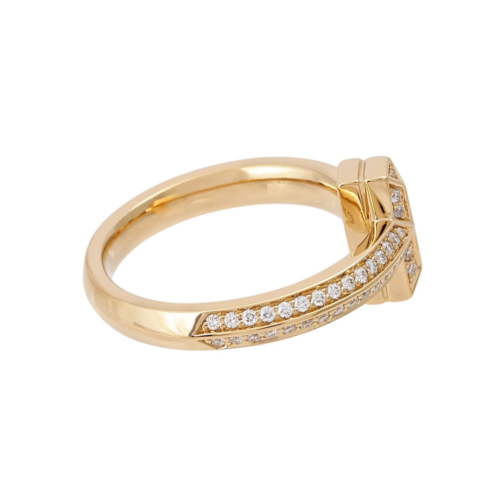 Tiffany & Co. Tiffany T One Ring 18K Yellow Gold Diamond 73125405