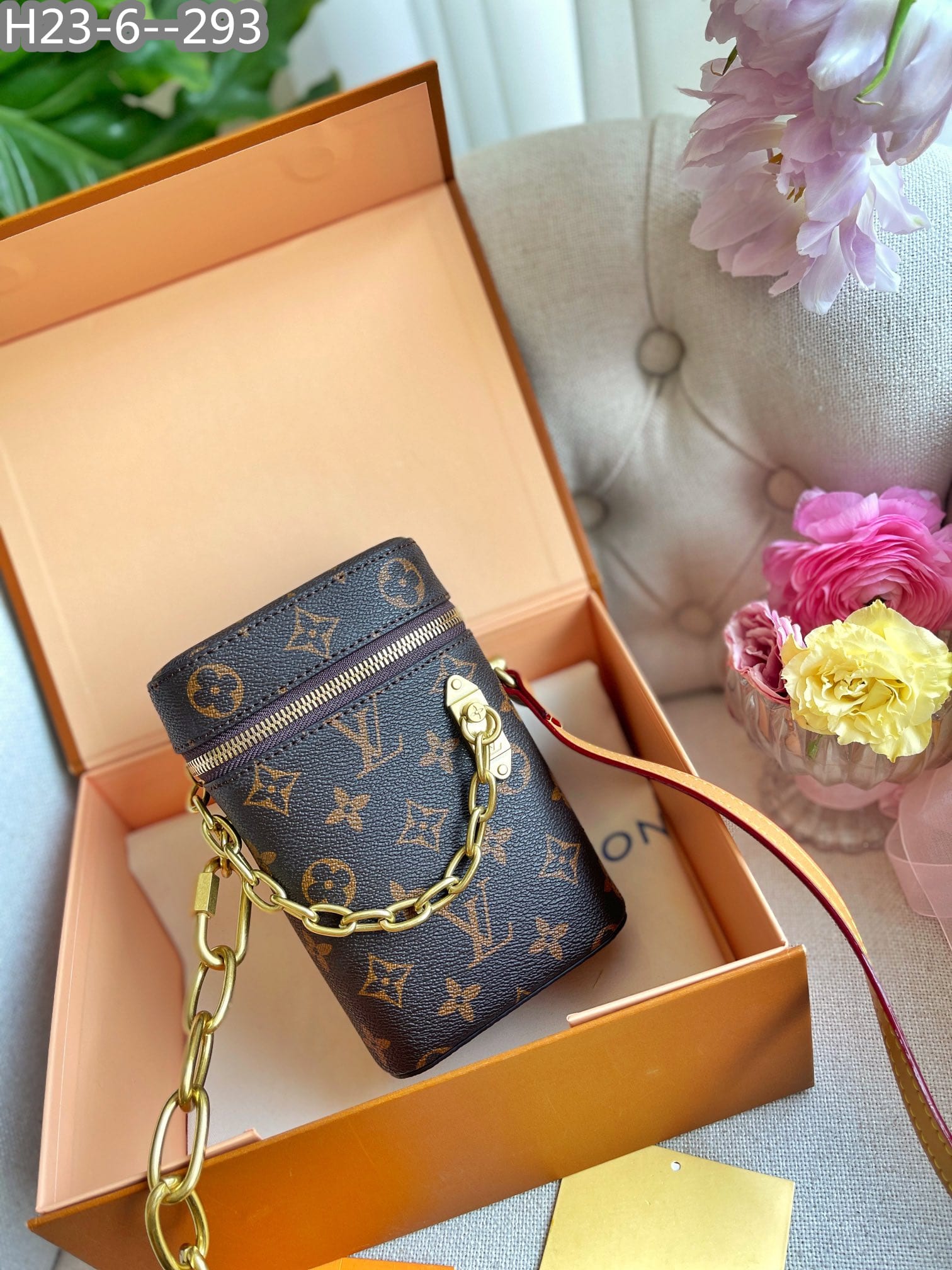 Louis Vuitton Phone Box Monogram Legacy Brown 18Cm M44914