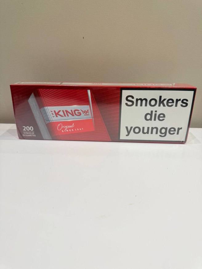 Red King 20s Cigarettes x 10 Packs /1 Carton