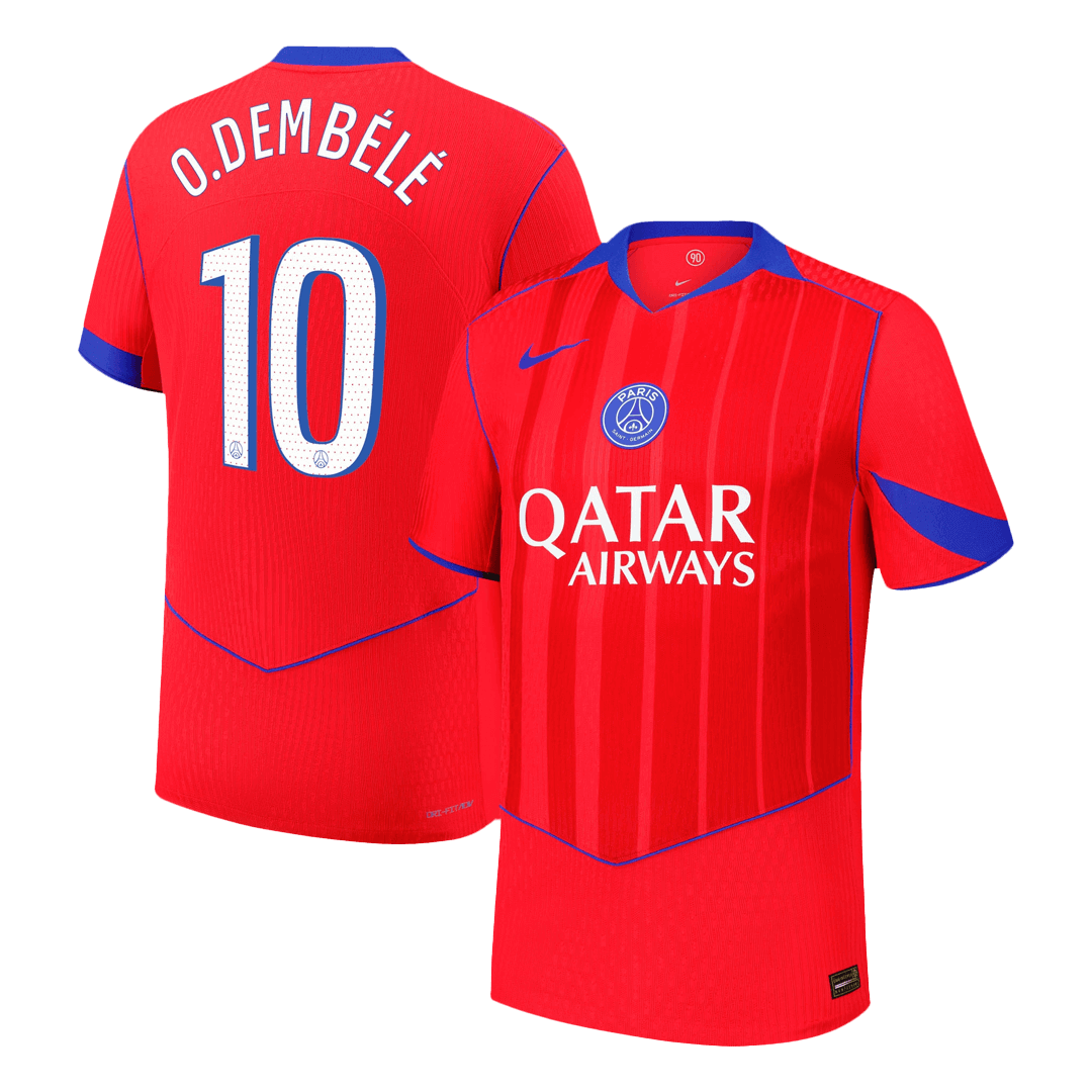 O.DEMBÉLÉ #10 PSG Third Away Player Version Jersey 2025/26