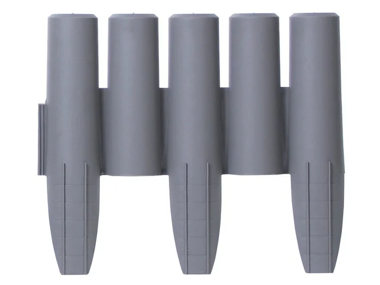 Prosperplast Lot de 10 bordures de pelouse Palisada, longueur 2,7 m