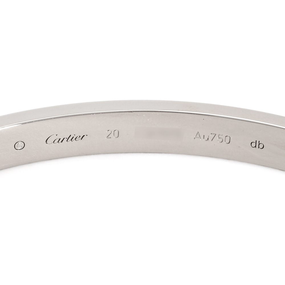 Cartier Love Bracelet 18K White Gold B6067600