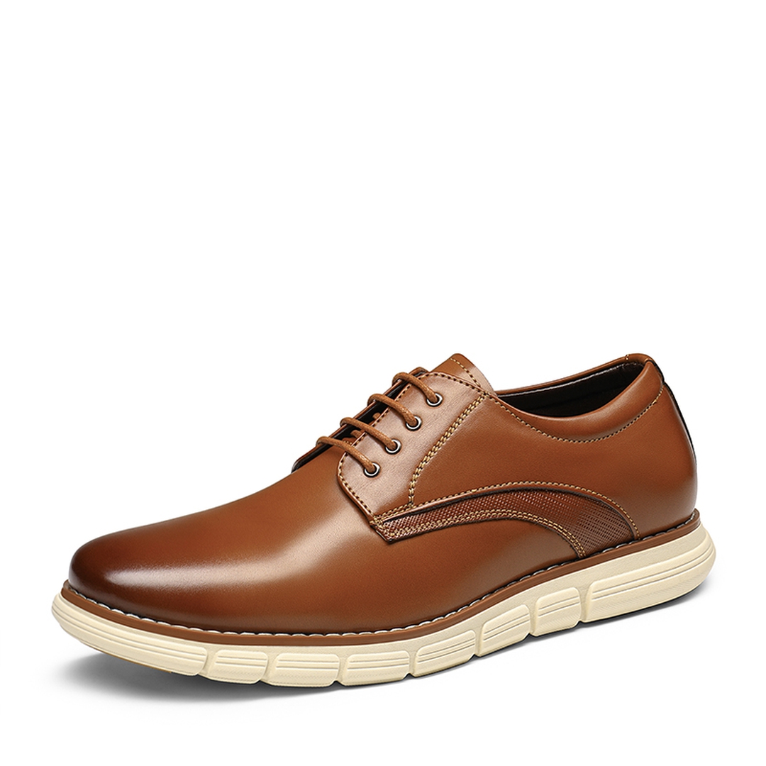 [CrossFlex NeatPolish] Men's Wide Plain-Toe Dress Sneakers