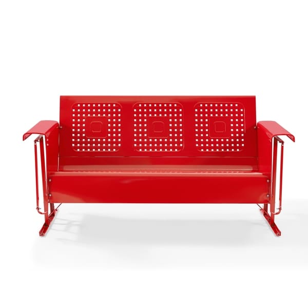 Crosley Bates Sofa Glider In Red
