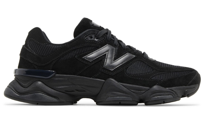 New Balance 9060 Triple Black U9060BPM Casual Running Sneakers