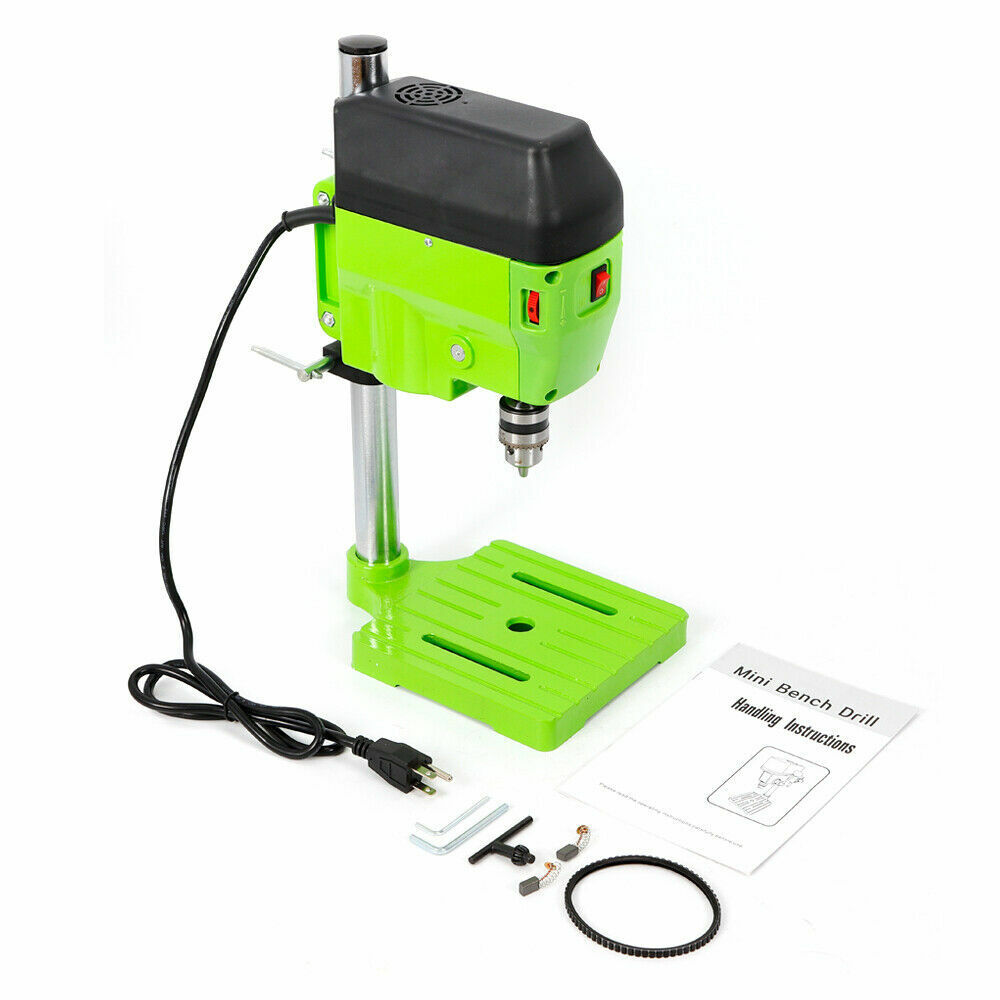 Mini Electric Bench Drill Press Stand Compact Portable Workbench Metal Drilling Repair Tool Expanding Drilling Machine 480W DIY Tool