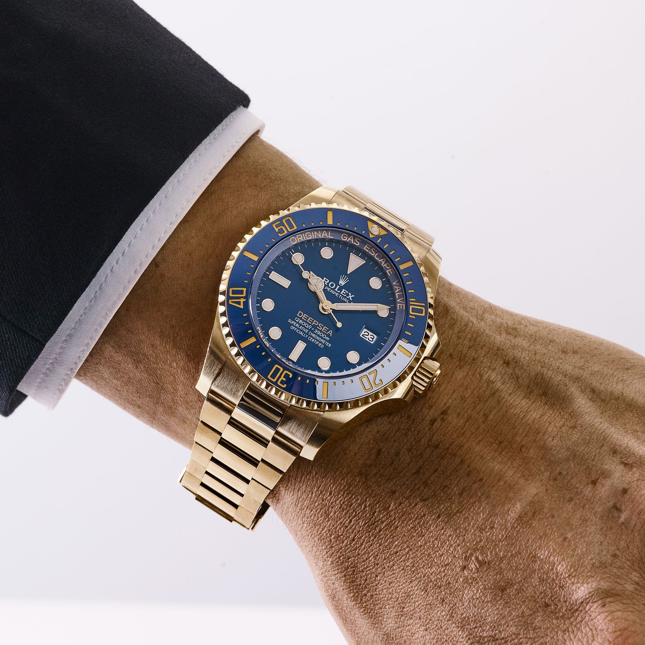 Rolex Deepsea 136668LB Yellow Gold Blue Dial Oyster (2025)