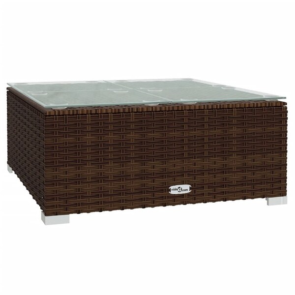 vidaXL Patio Coffee Table Brown 23.6