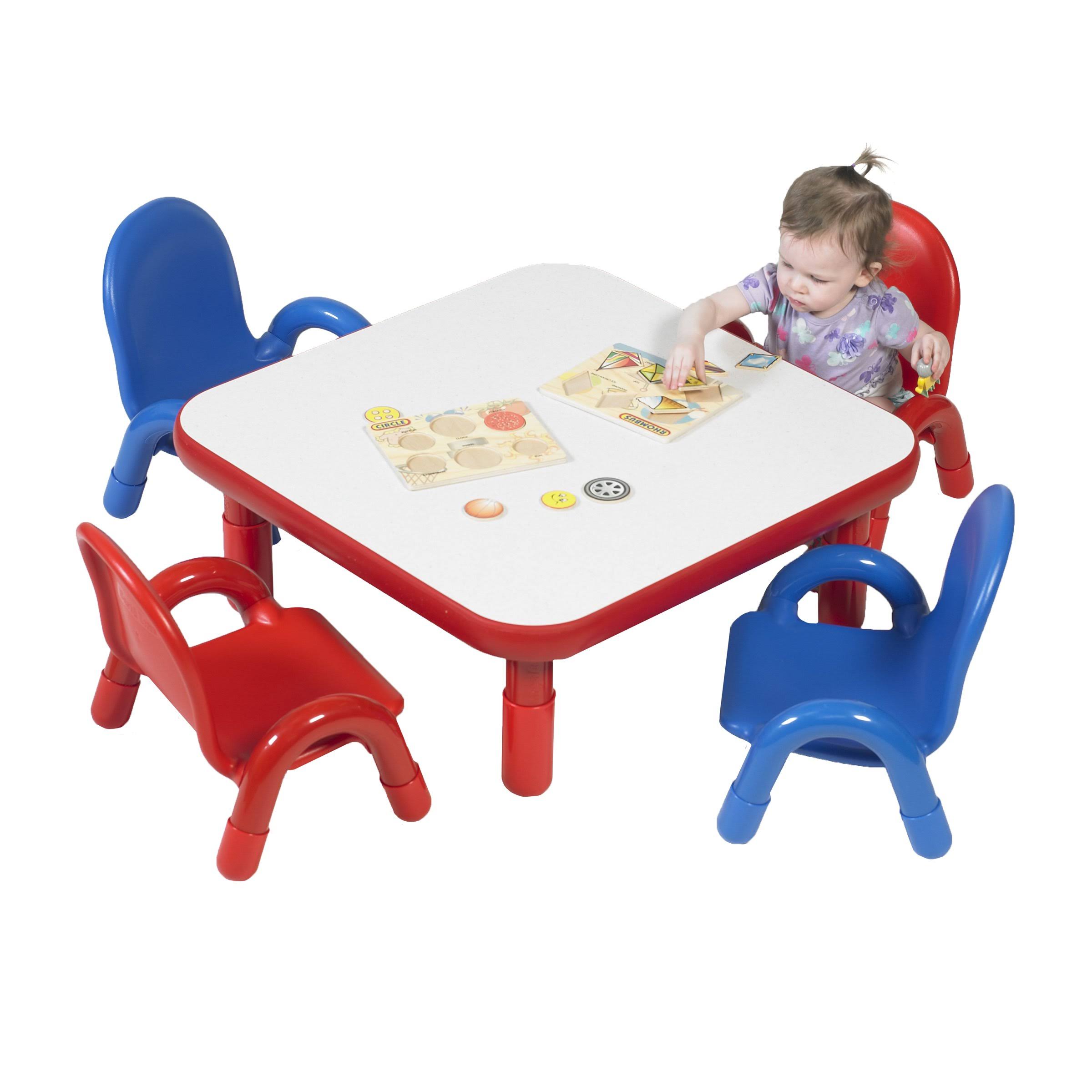 Baseline 30x22 Square Table - Royal Blue with 22x22 Legs