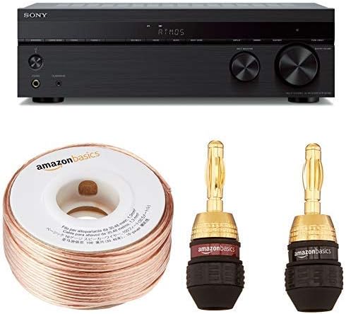 Surround Sound Home Theater AV Receiver: 4K HDR, Dolby Atmos & Bluetooth Black
