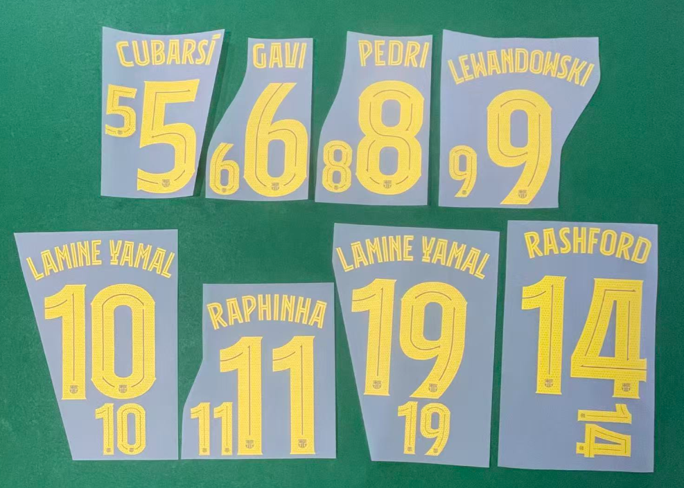 Barcelona 25-26 Home/Away Name Set