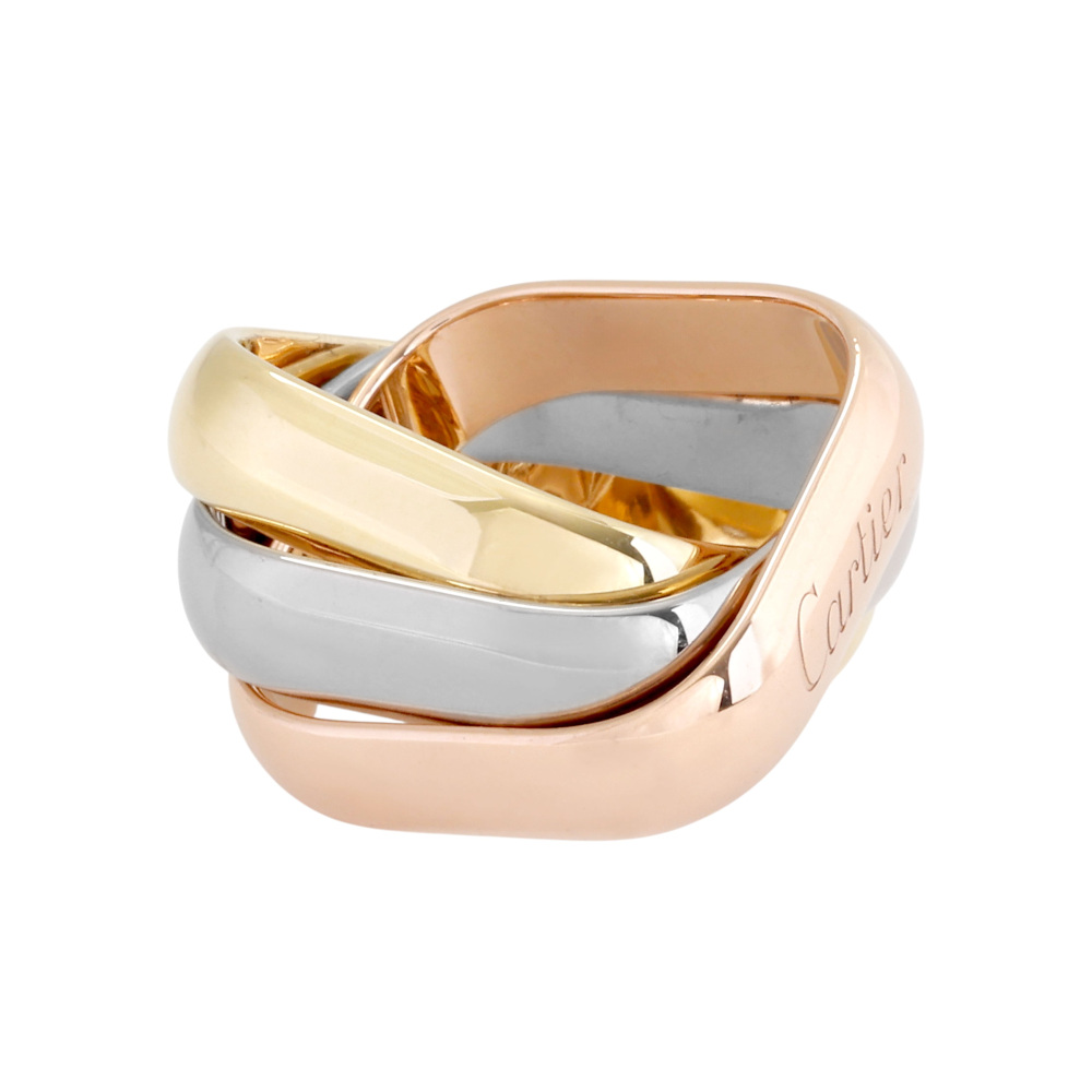 Cartier Trinity Ring Tri-Gold B4239900
