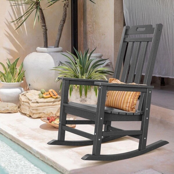 Outdoor Plastic Rocking Adirondack Chairs