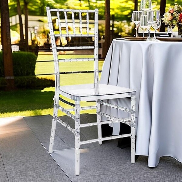 DandN Transparent Bamboo Chair Set,Dining Chairs,Wedding Chairs