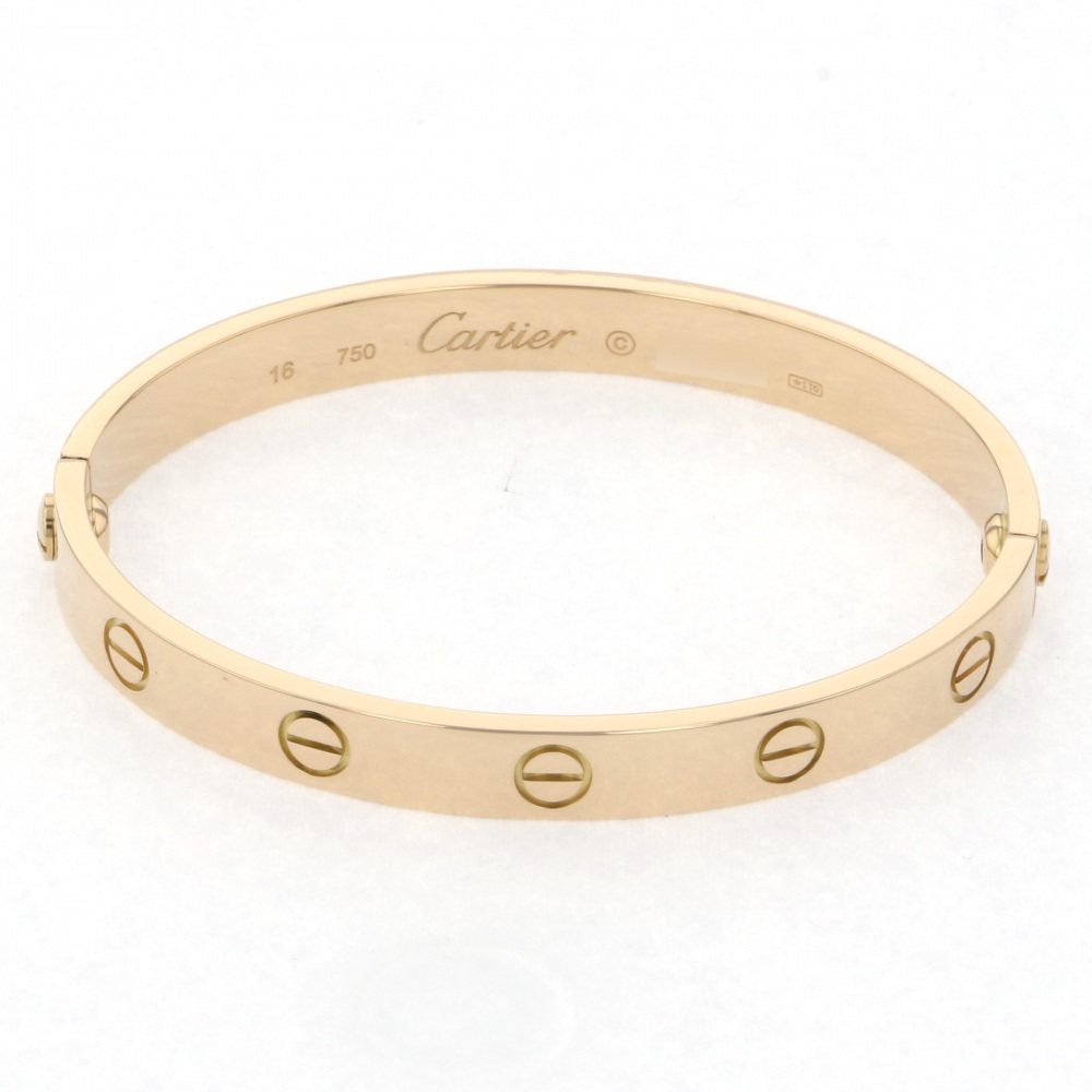 Cartier Love #16 Bracelet 18K Yellow Gold