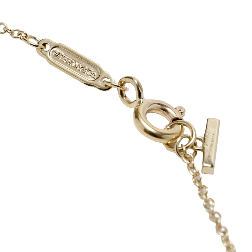 Tiffany & Co. Tiffany T Smile Necklace 18K Yellow Gold Diamond 60011656
