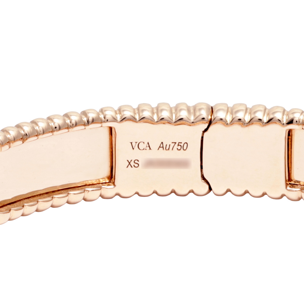 Van Cleef & Arpels Perlet Xs Bracelet 18K Rose Gold VCARN8P800