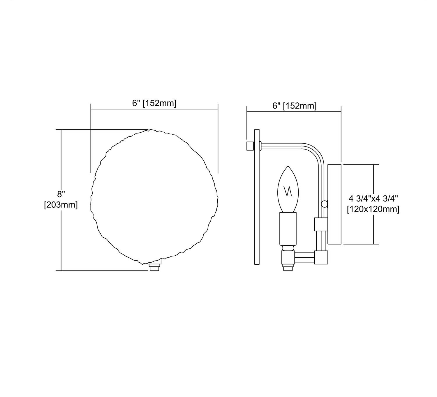 Dimond Lighting Natural Gallery Sconce Dimond Lighting