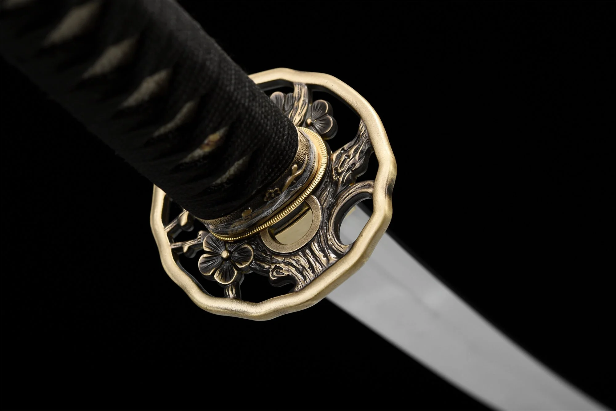 Dragon Carved Katana – T10 Clay Tempered, Full Tang