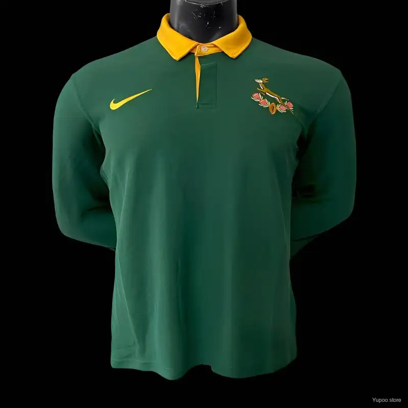 2025 South Africa Springboks T-shirt Polo Long Sleeves