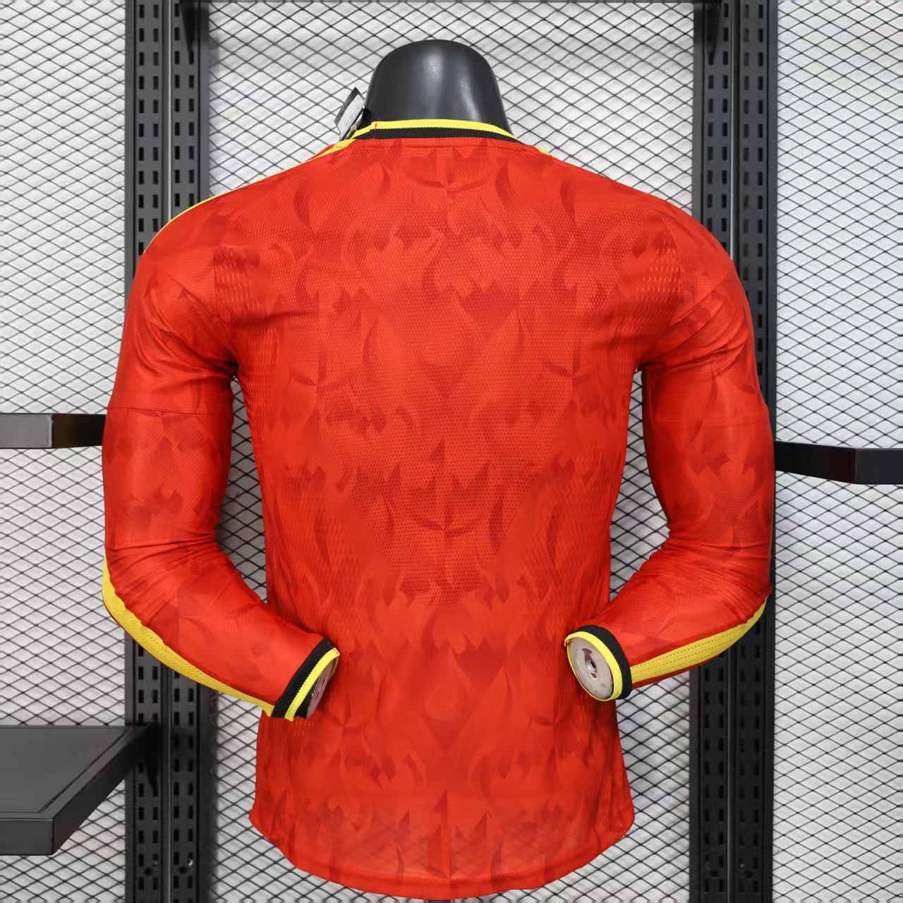 Player Version Belgium 2026 Home Jersey Long Sleeves S-3XL