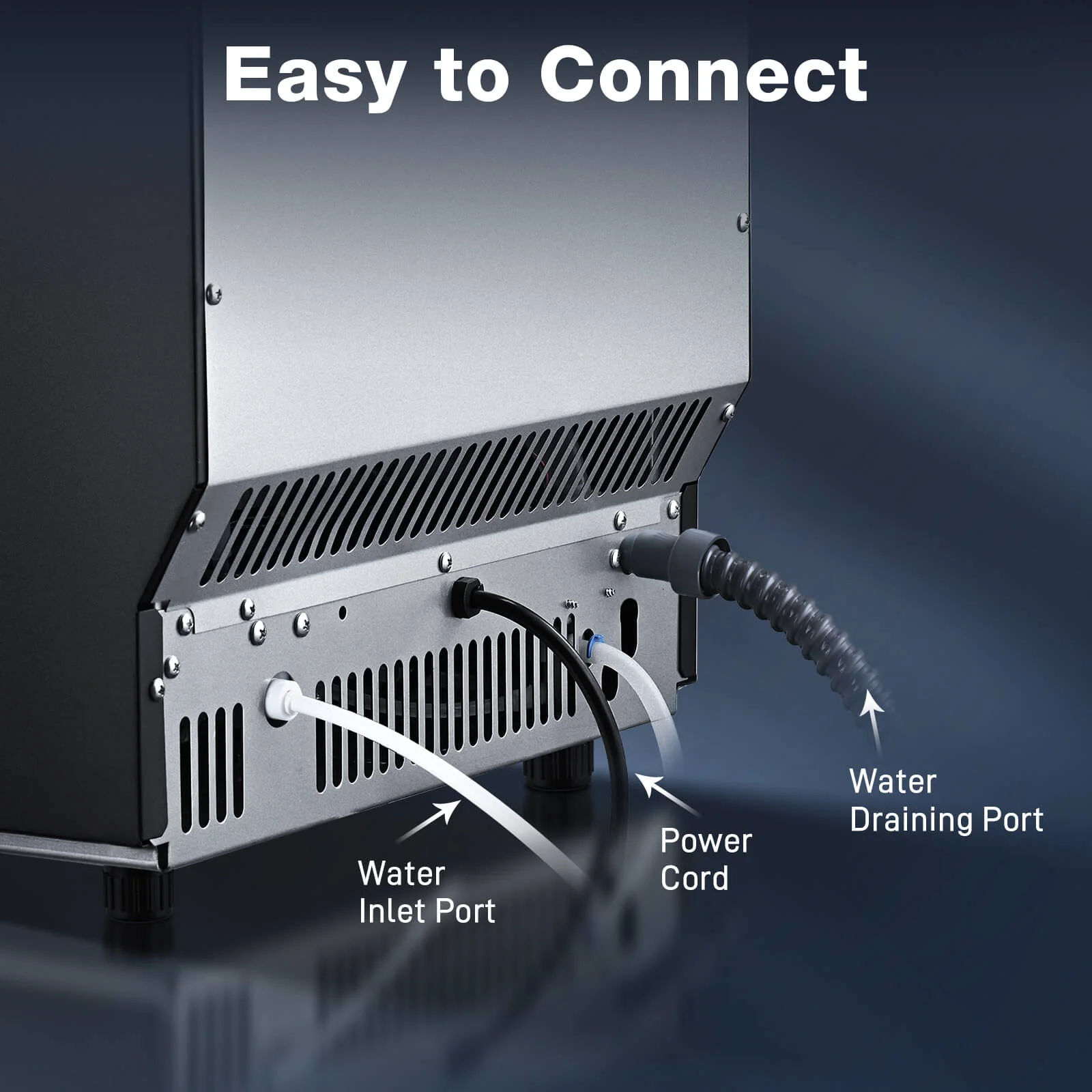 200LBS Freestanding Commercial Ice Maker Z5895