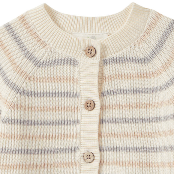 Topomini Pure Collection Newborn Strickjacke mit Streifen