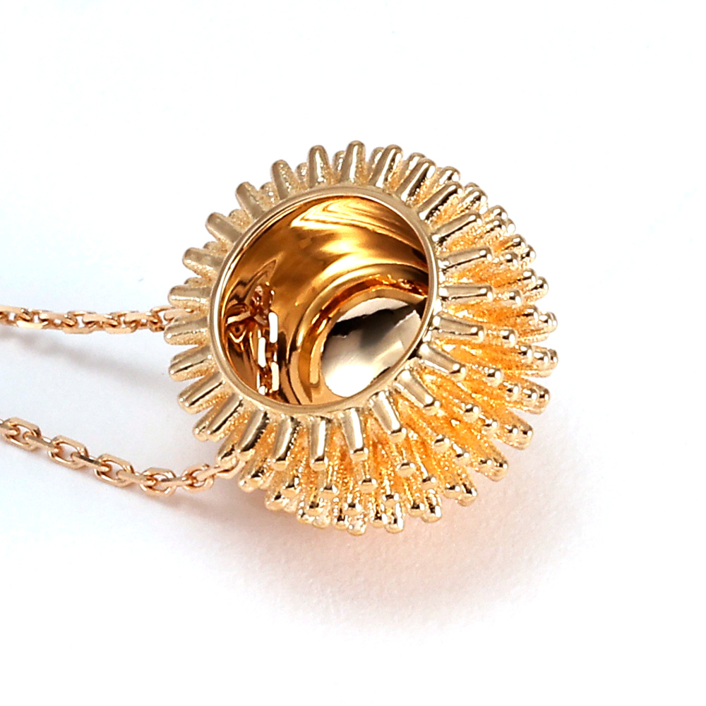 Cartier Cactus Necklace 18K Rose Gold Diamond