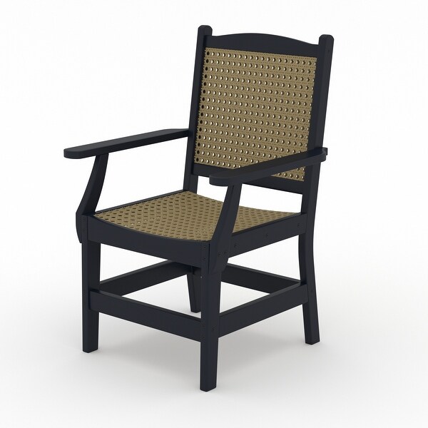 LuXeo Tuscany Woven Rattan Dining 6Piece Set