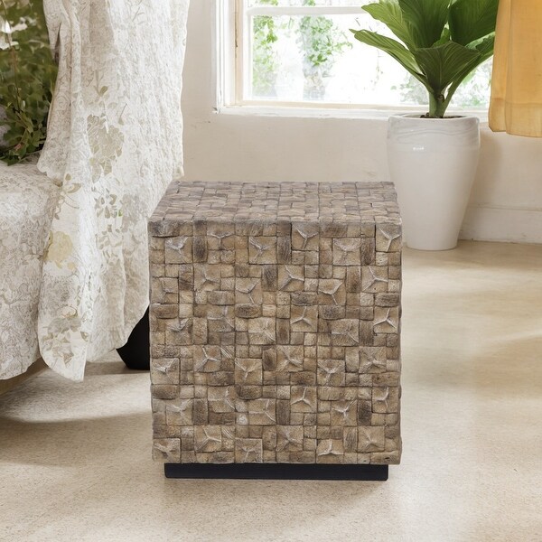 18 in.Square Side Table for Living Room,Bedroom