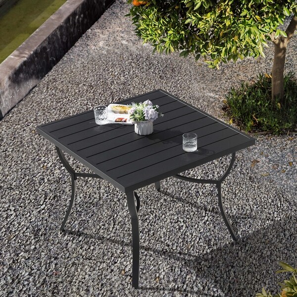 Nuu Garden Patio 36 in. Aluminum Dining Table