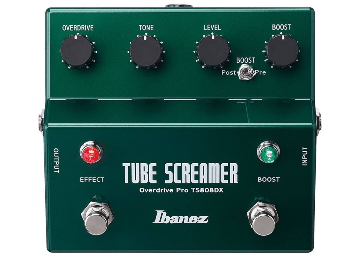 Ibanez TS808DX Tube Screamer Booster OVERDRIVE Pedal