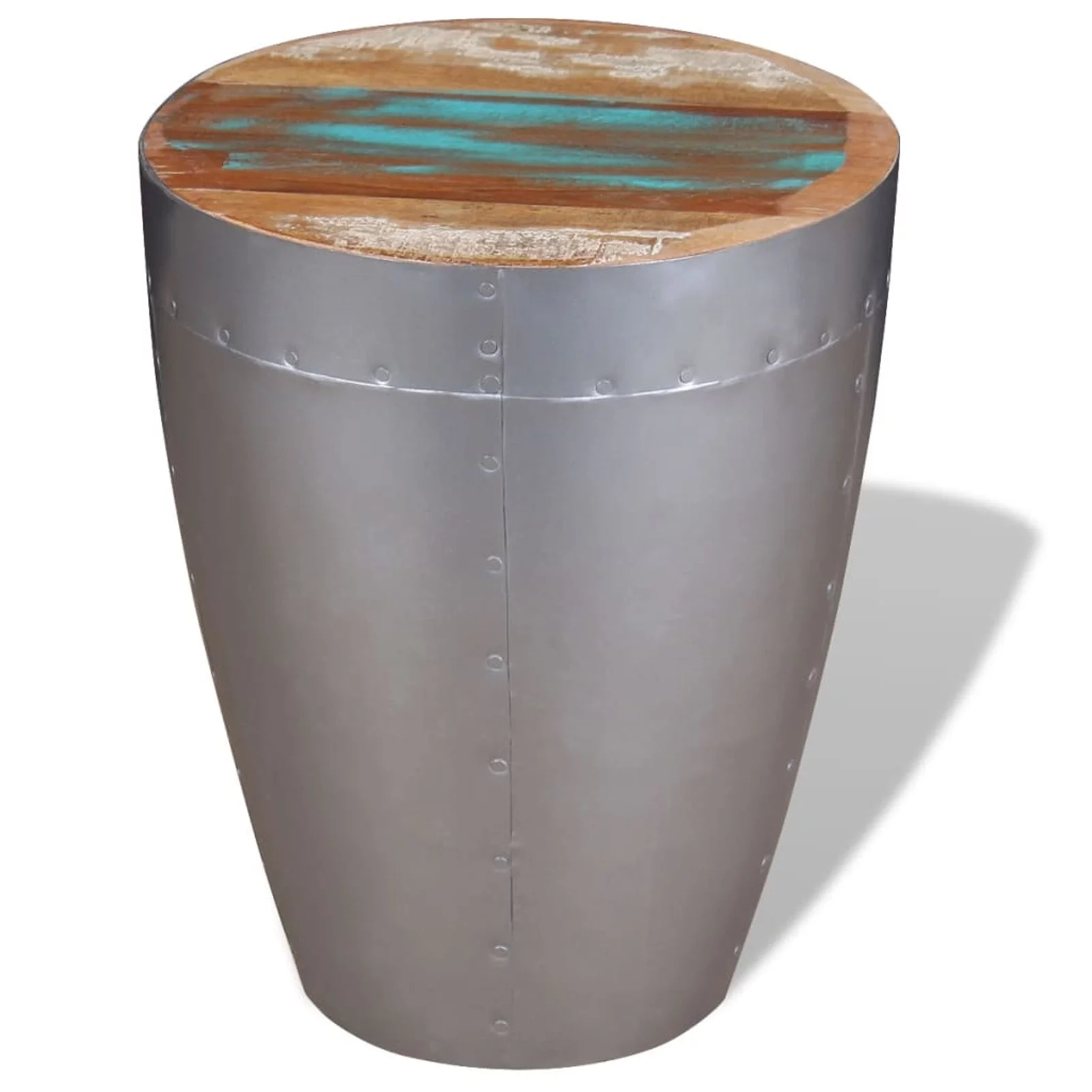 Carevas Aviator Stool Solid Reclaimed Wood