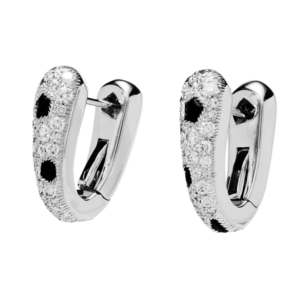 Cartier Panthère Earrings 18K White Gold N8515155