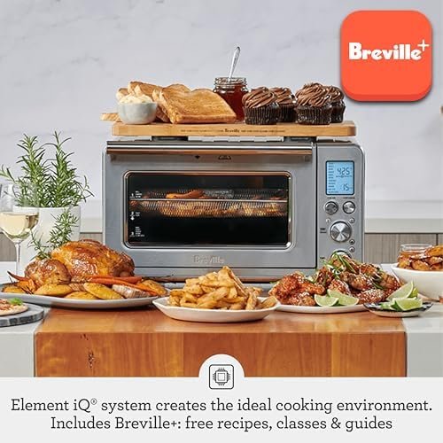 Smart Oven Air Fryer and Convection Oven, Brushed Stainless Steel