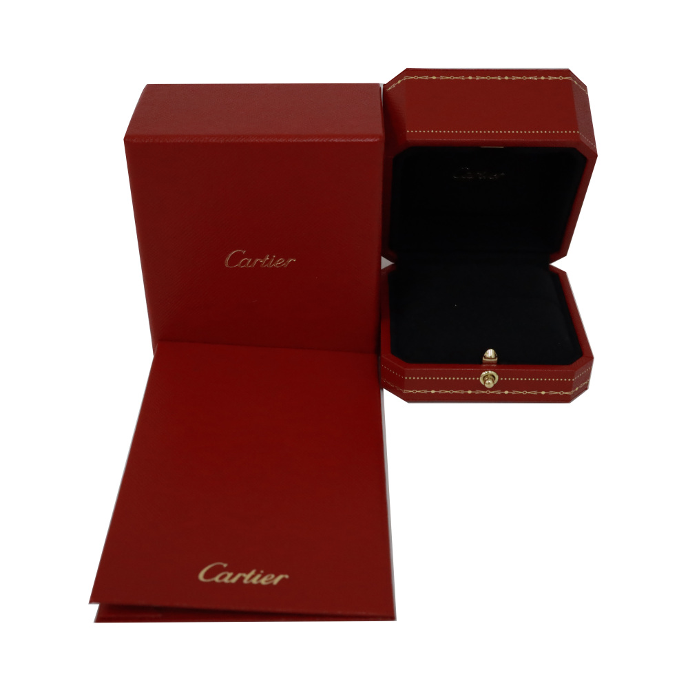 Cartier Trinity Ring 18K White Gold & Ceramic B4095600
