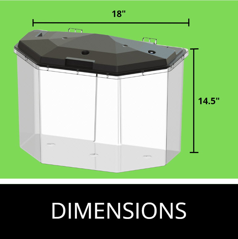 KollerCraft Smart Tank 6.5-Gallon Aquarium Kit, Create Custom LED Light Colors, Monitor Tank Temperature, Schedule Maintenance Reminders and Alerts Easily From Your iPhone or Android
