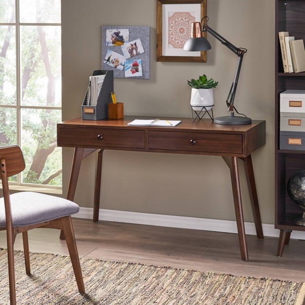 Julio Console Table Walnut Christopher Knight Home