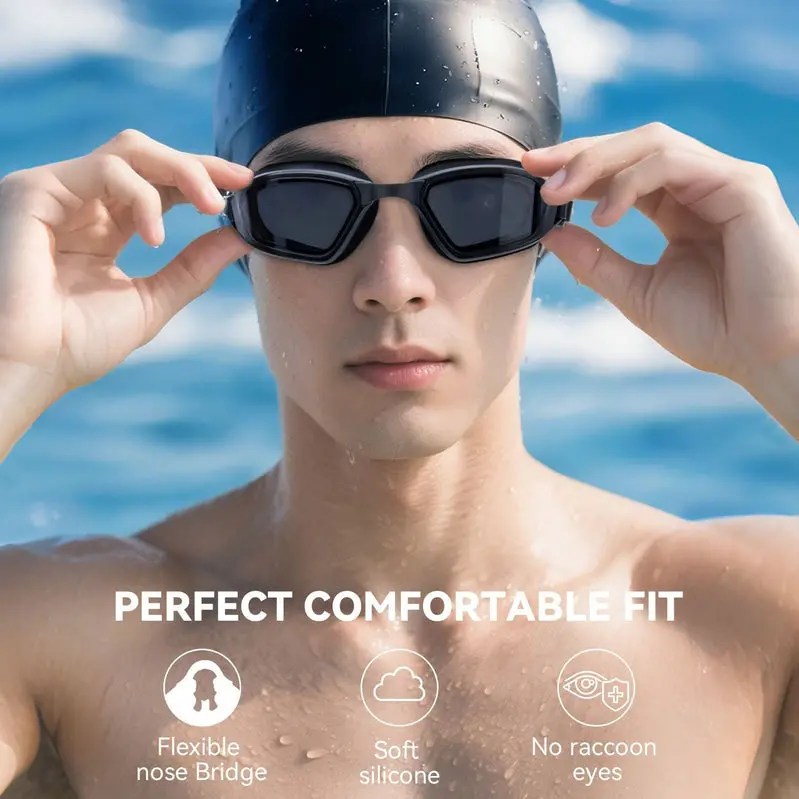 Universal Racing Goggles – HD Anti-Fog Lens with Interchangeable Nose Bridge