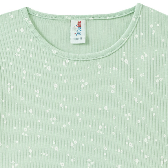 Topolino Mädchen Kleid mit Rippstruktur