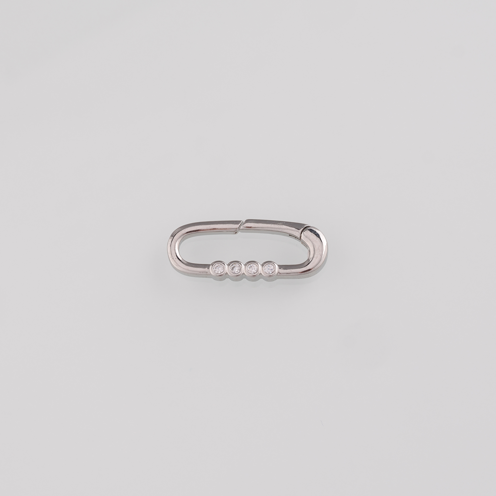 18K Gold Filled Oval Carabiner Clasp,Snap Buckle Bracelet Necklace for DIY Jewelry Finding Necklace Bracelet