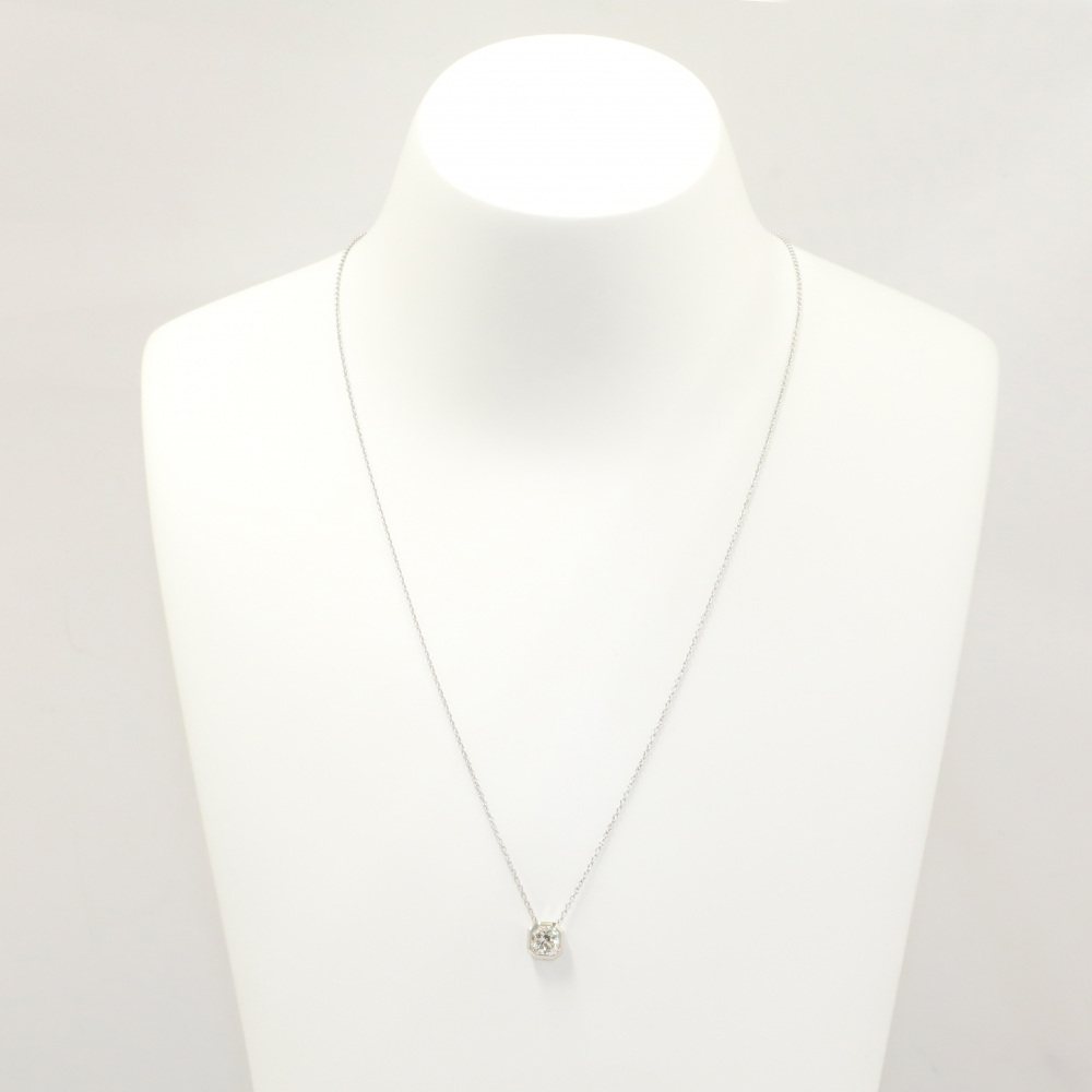 Tiffany & Co. Tiffany Lucida Diamond PT950 Necklace Platinum