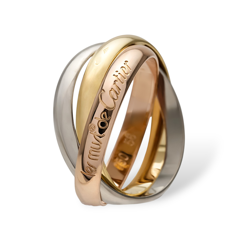 Cartier Trinity Ring Tri-Gold